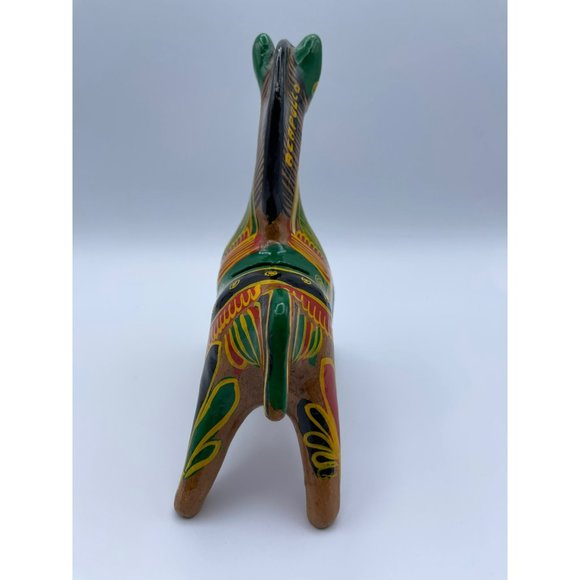 Terracotta Horse Bank, Acapulco, Hand-Painted - Picture 4 of 10